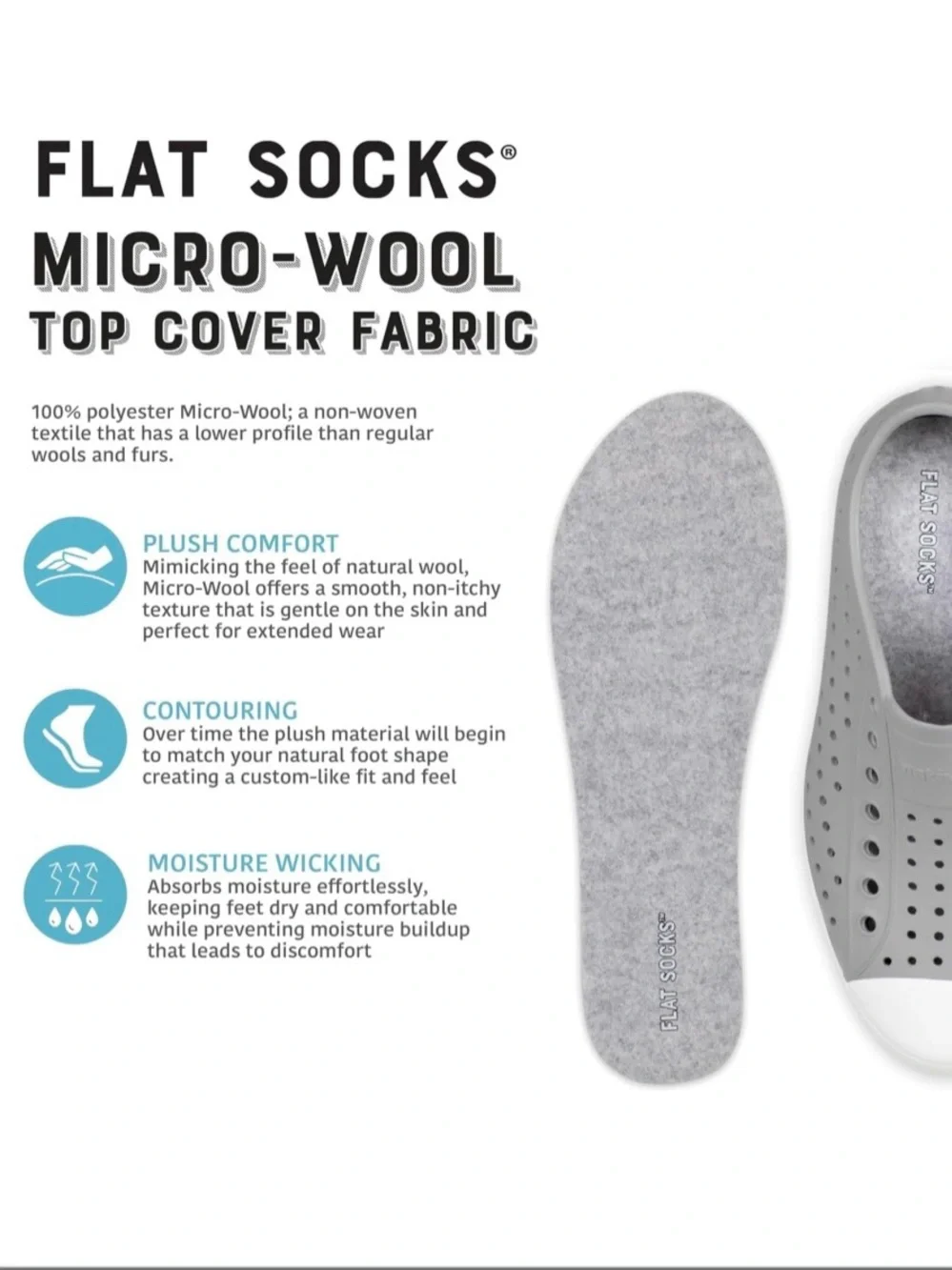 Flat Socks Women’s 6-10 Men’s 6-9